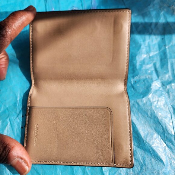 Coach Canvas Retro Patch 1299 Chalk wallet - Picture 3 of 3